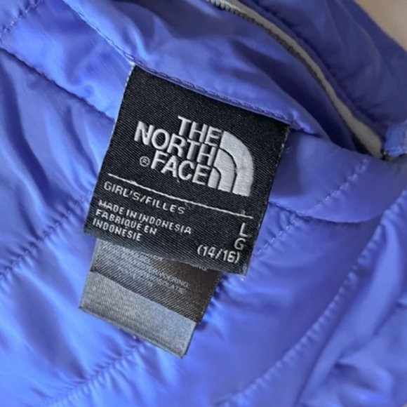 THE NORTH FACE: YOUTH GIRLS 'MOSSBUD SWIRL' REVERSIBLE JACKET-SIZE LARGE (14/16) - Picture 3 of 3